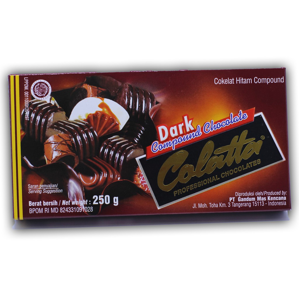 

COLATTA COKELAT HITAM COMPOUND 250gr