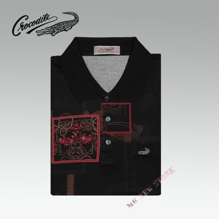 Kaos Kerah Crocodile Diamond 219-1677 - Merah, M