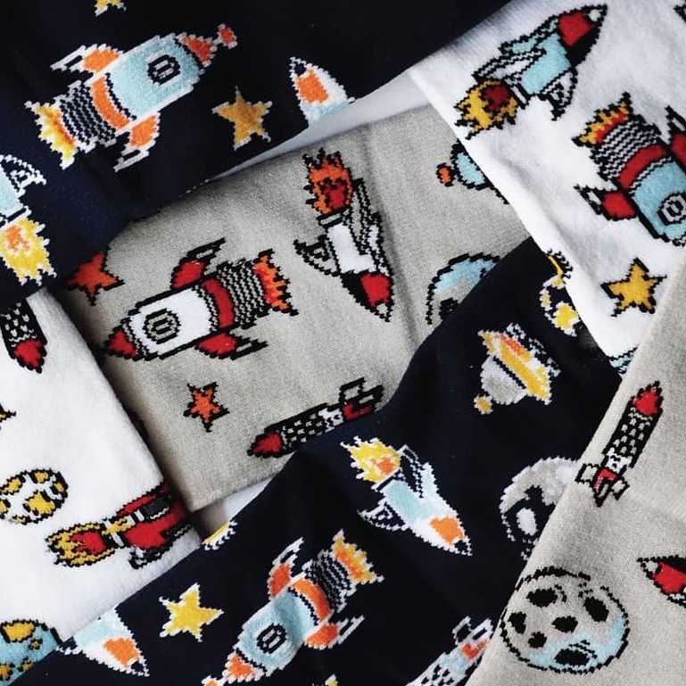 Kaos Kaki Jempol Anak Motif Kidsa Space Series by Kanik