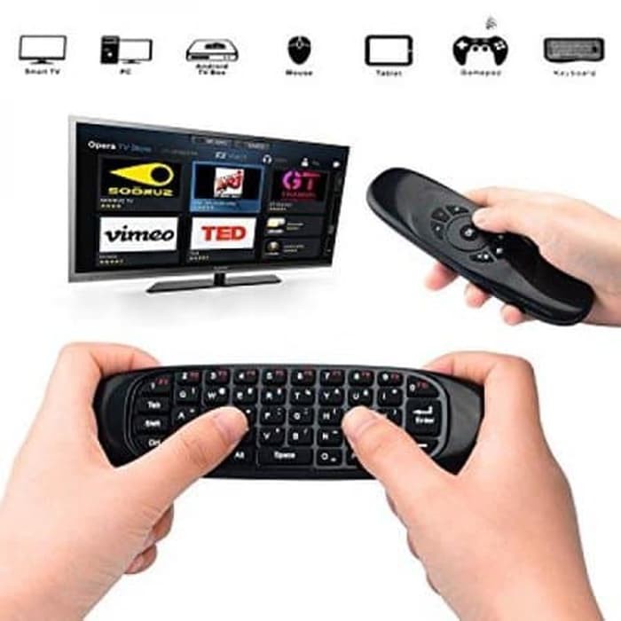 C120 2.4G Air Mouse Wireless Keyboard Remote Control For Android tv