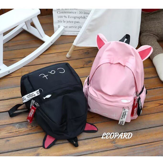 xvd-957 YIQBEI Backpack Tas Ransel Backpack Hangout Kucing ..