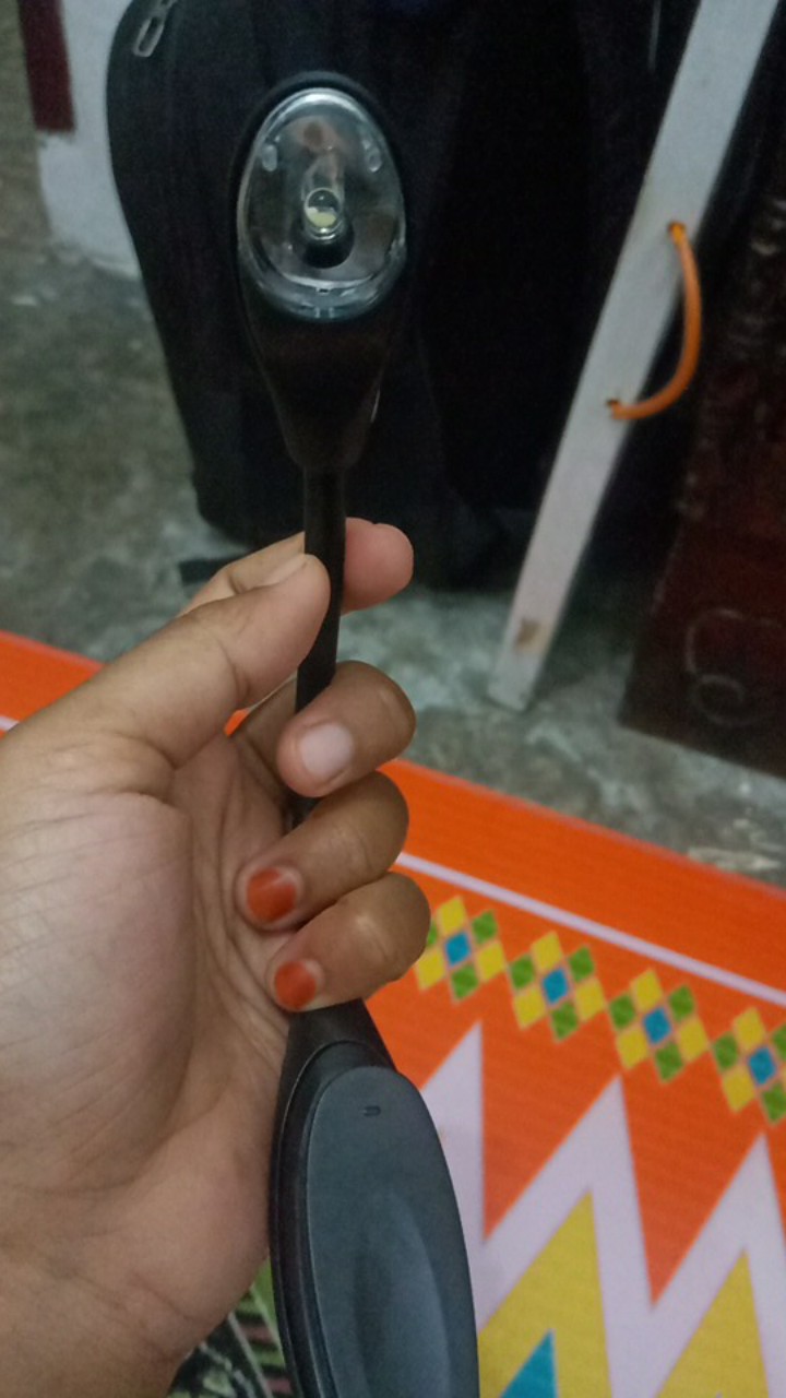 [bayar Di Tempat]flexible Double Led Book Reading Light Clip Arm Table Lamp Study Desk Light