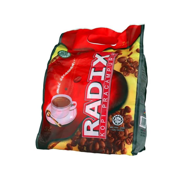 

Kopi Radix | Premix Coffee|HPA Malaysia Isi 32 Sachet