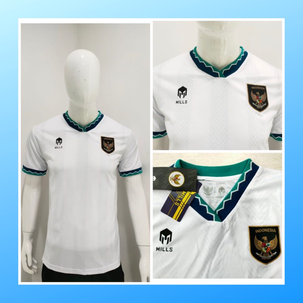 jersey futsal pria kaos sepak bola club baju timnas GARUDA Indonesia atasan GO wanita dewasa t-shirt seragam custom jersy outfit klub olahraga kostum jarsey soccer pakaian oblong sports suit apparel national team INA putih polos