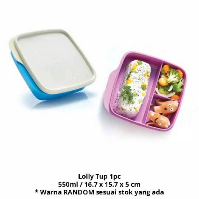 tepak makan Lolly tup Tupperware