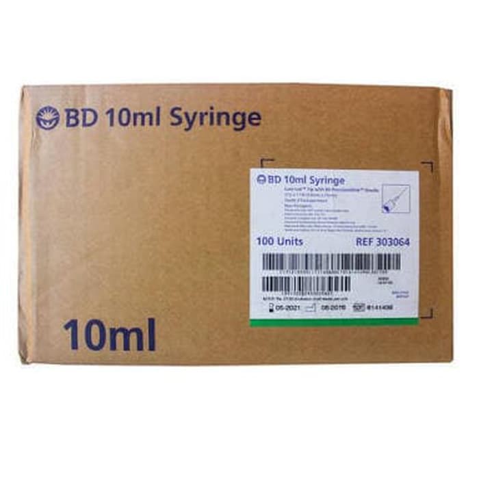 spuit 10ml BD syringe 10ml BD isi 100 peralatan medis