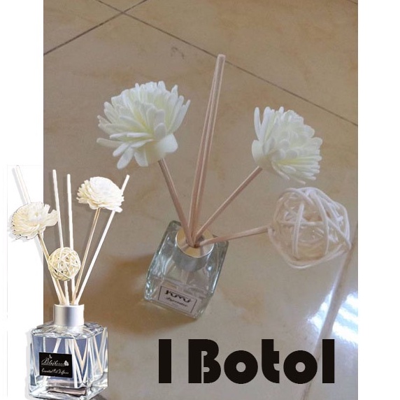 MPRO Reed Diffuser Device Pengharum Ruangan Parfum Essential oil Stick 50ml Parfum Kamar Aromatherapy Rattan-Gardenia