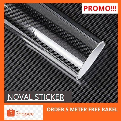 stiker carbon 6D Glossy , sticker carbon , skotlet carbon