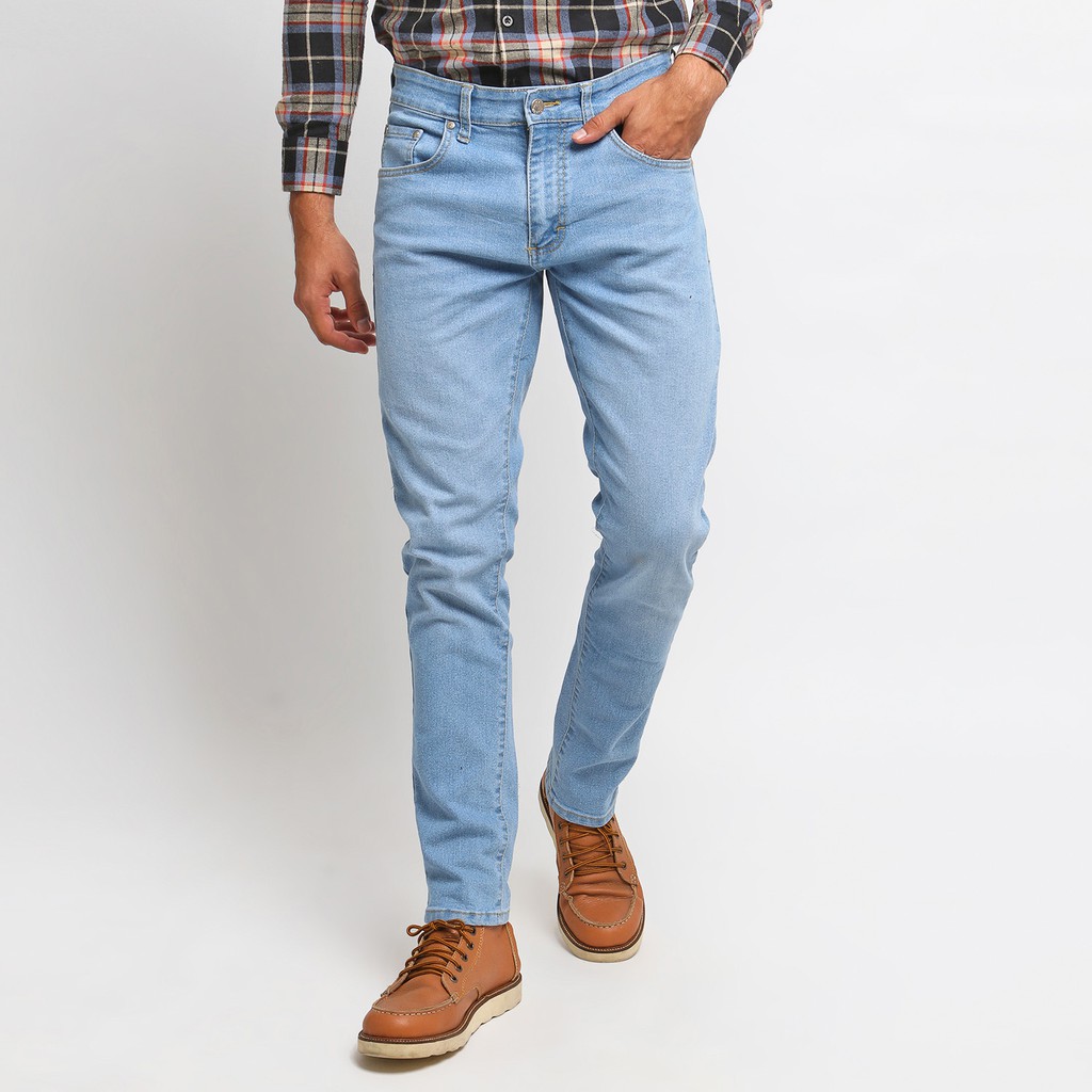 

VENGOZ Premium Jeans Slim Fit - Light Blue Wash