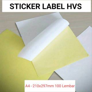  Kertas  Stiker  HVS A4  90gsm Doff Cromo  A4  120gsm Sticker 