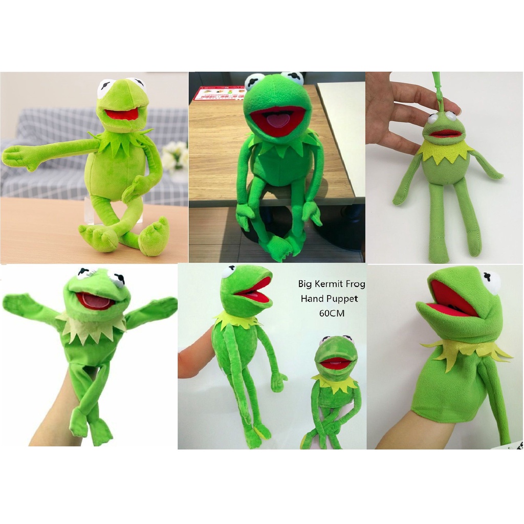 Mainan Boneka Kodok Kermit Muppets Bahan Plush Ukuran 60cm