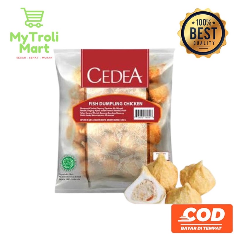 

Cedea Fish Dumpling Ayam/Keju - 500gr