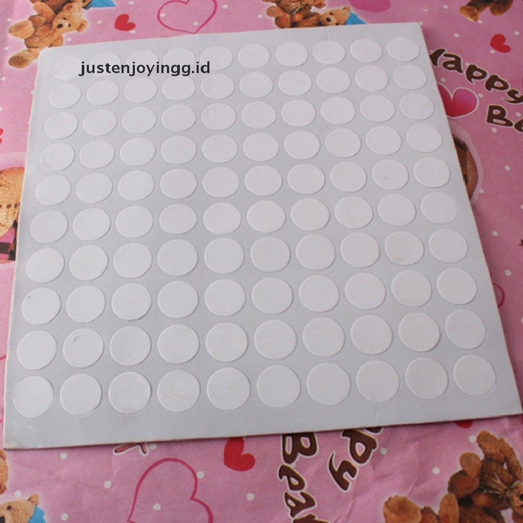 // justenjoyingg.id // 100PCS Envelope Adhesive Candle Making Wick Stickers Sticky Dots Stickum Balloon ~