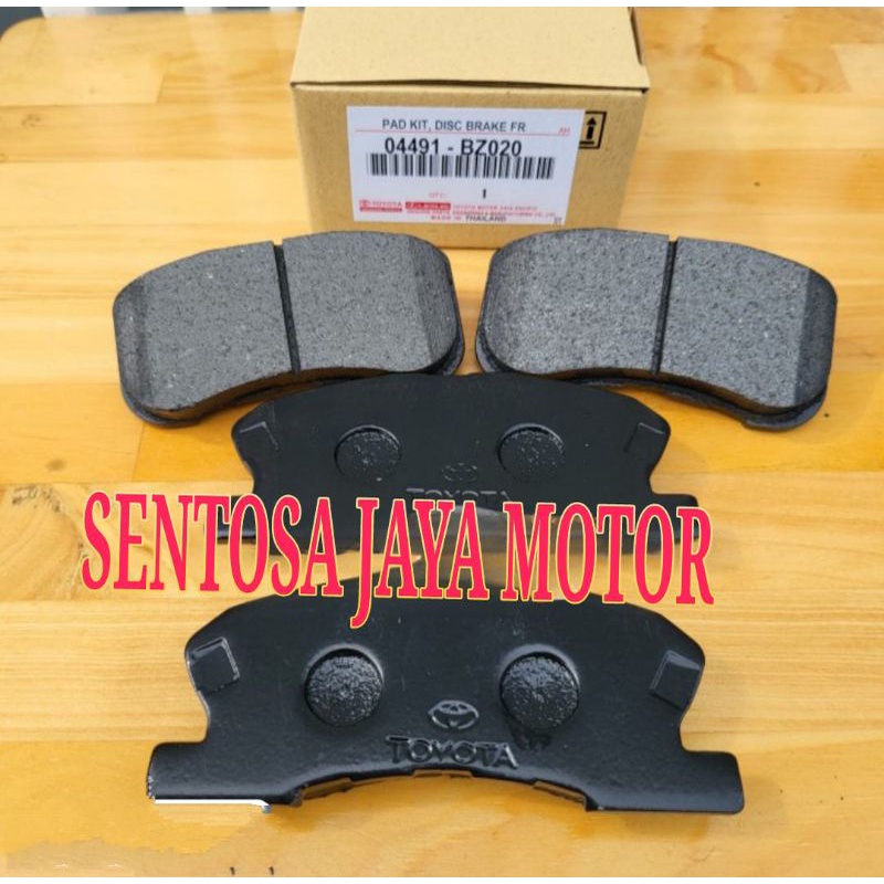 Kampas Rem Depan Brake Front Agya Ayla Matic 04491-BZ020 Original