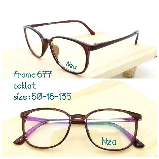 Frame Kacamata Trendy, Kaca mata Anti Radiasi, Kacamata Minus, Kaca mata Fashion Wanita, Frame Murah