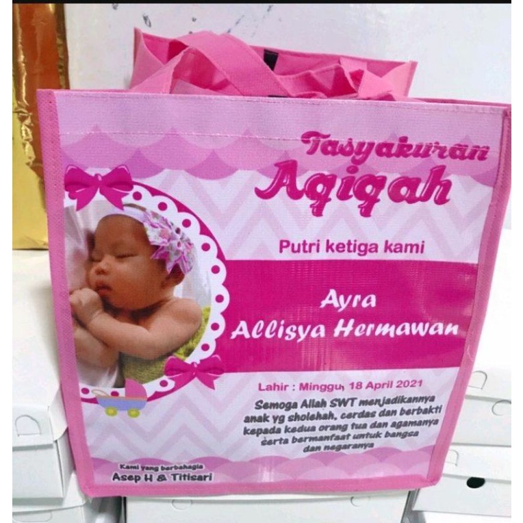 

tas aqiqah / tas ulang tahun / tas berkat / tas syukuran