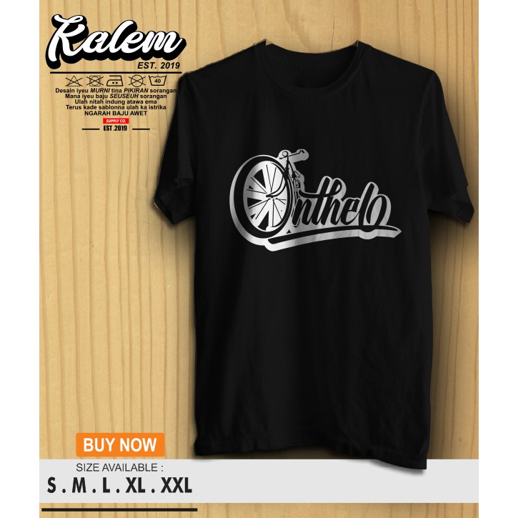 Kaos Baju Distro Onthel Kaos Sepeda Onthel Termurah Kalem Clothing