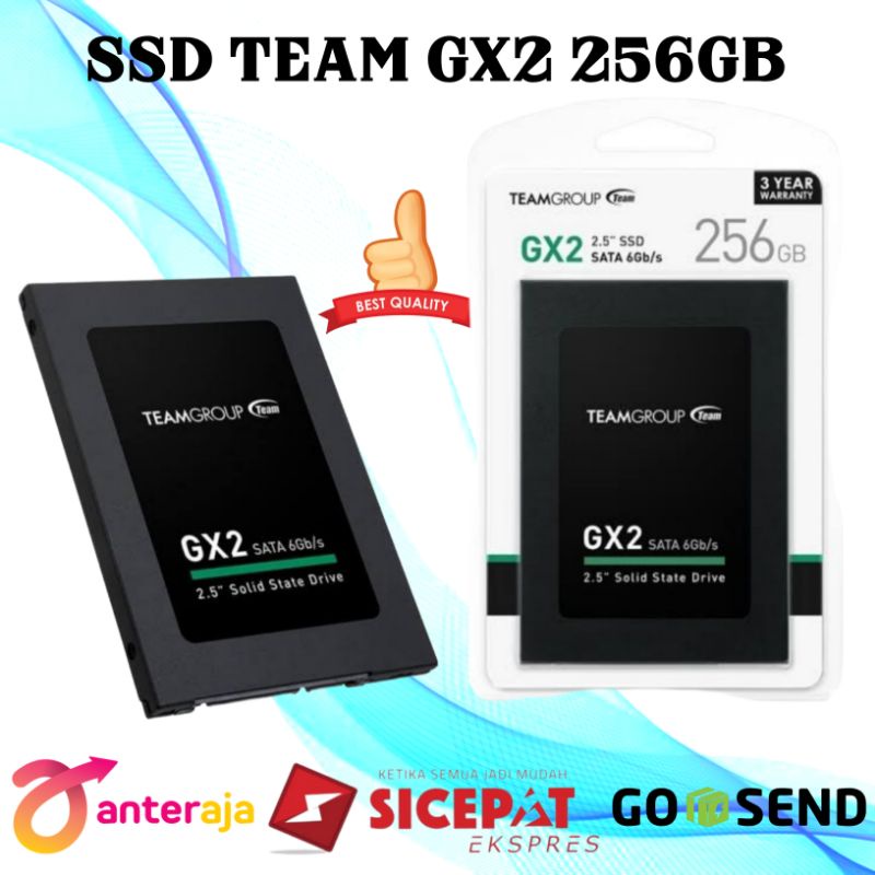 SSD SATA TEAM GX2 256GB RESMI