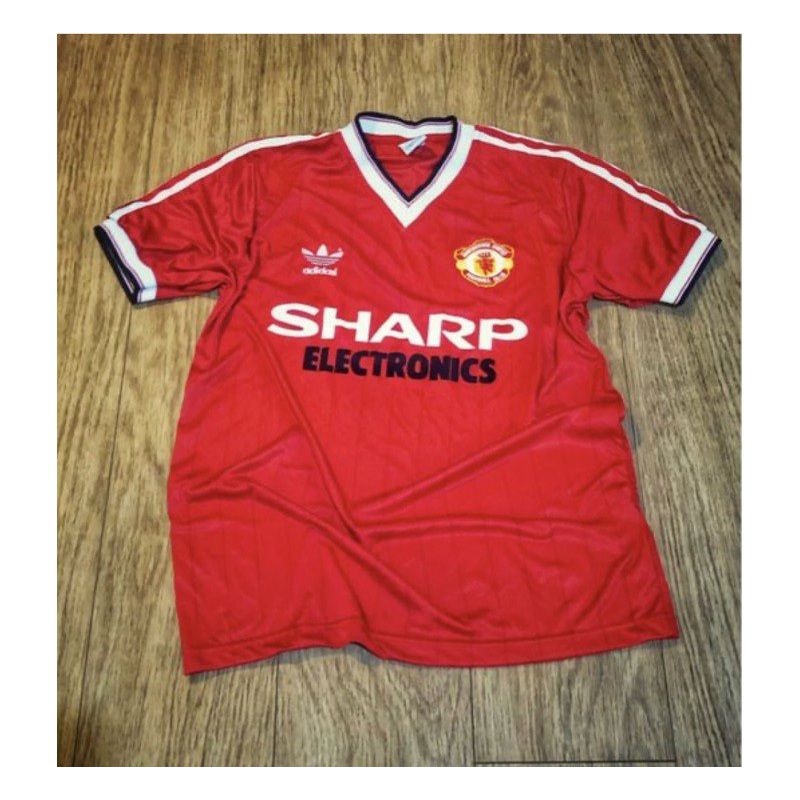Jersey Bola Retro MU 1982 Home