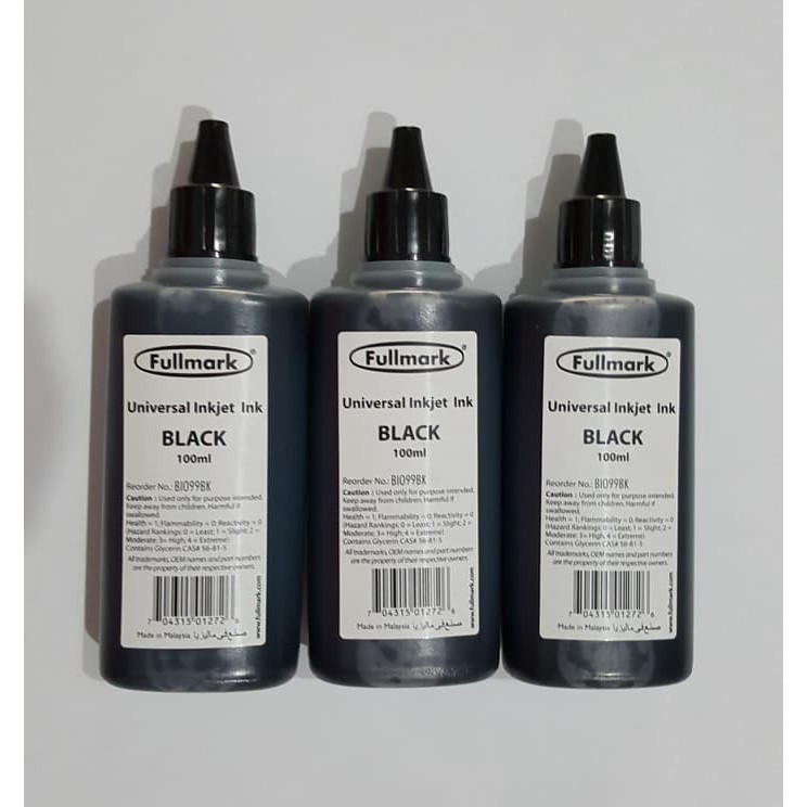 Tinta Fullmark 100cc Black