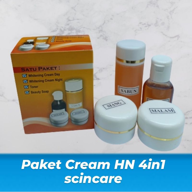 CREAM HN 4IN1 SCINCARE DUS KWALITAS 1 pot putih