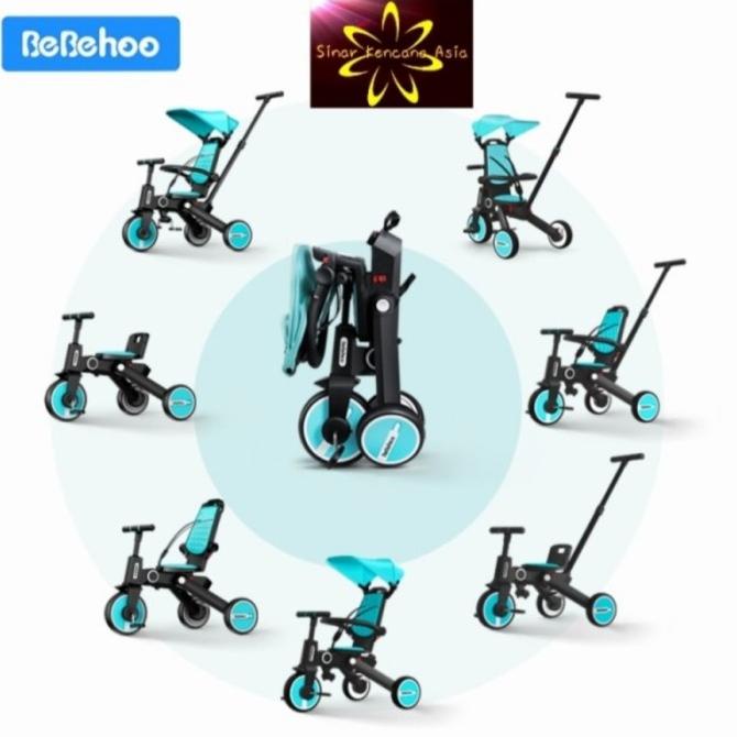 Stroller Bebehoo Generasi2 7 in 1 Sepeda Bayi Lipat /Folding Trike