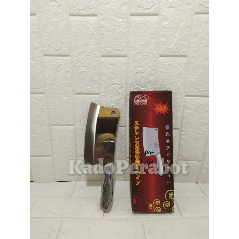 Golok Ruixing B- 018 full stainless - golok daging - golok daging kuat