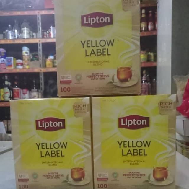 LIPTON YELLOW LABEL NON ENVELOPE 100 PCS ku