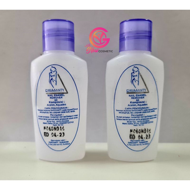 RHISSANTY NAIL ENAMEL REMOVER 60ML -GC