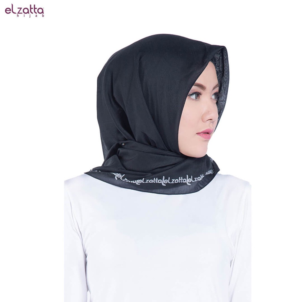 20 Trend Terbaru Kerudung Elzatta  Hitam  Polos Retired 