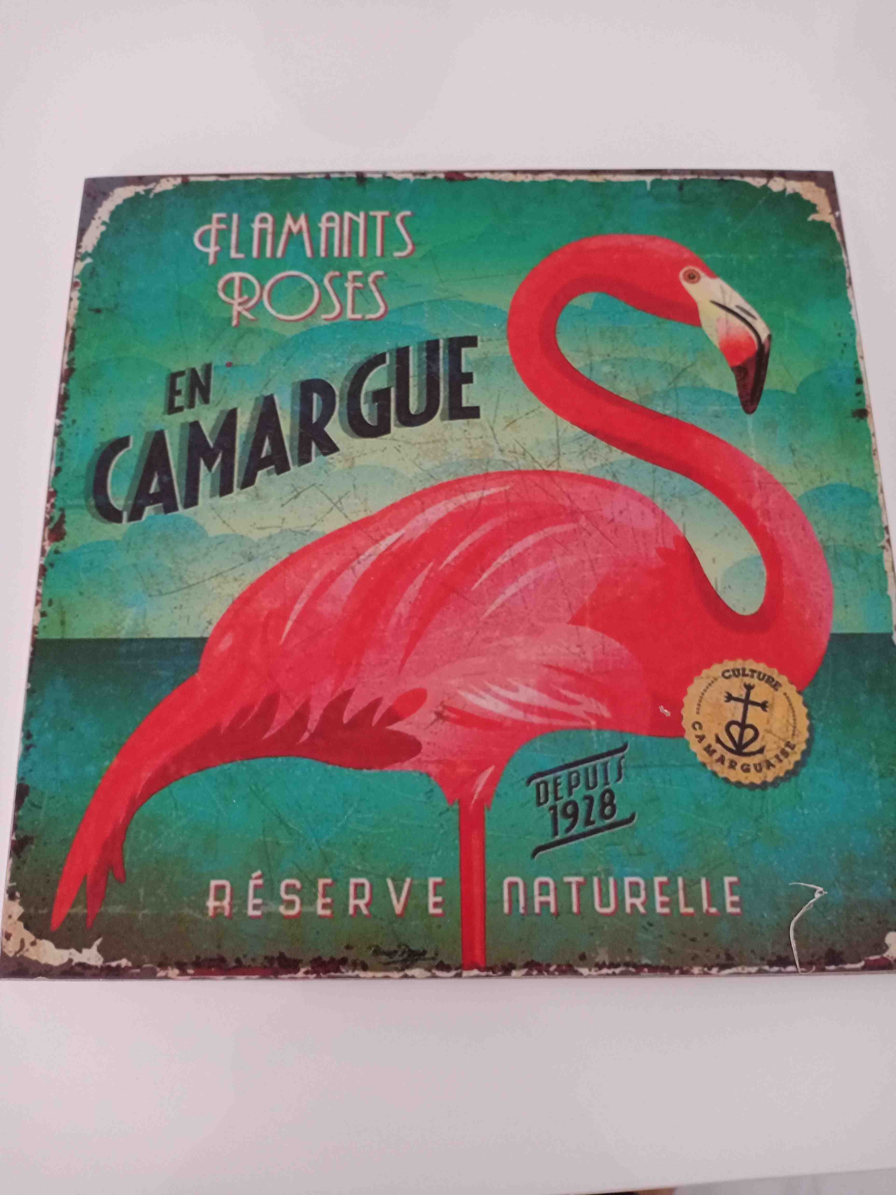 Wooden Projects Hiasan Pajangan Dinding Vintage Flamingo - Pf2