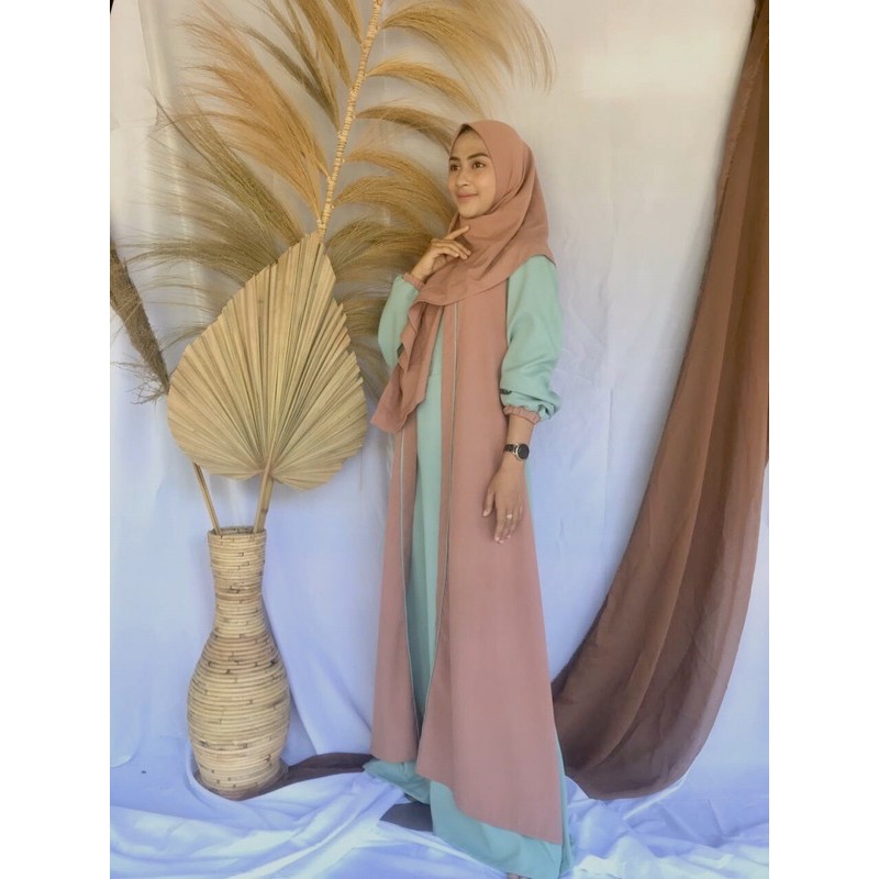 Gamis Alana ( SATU SET DENGAN JILBAB )