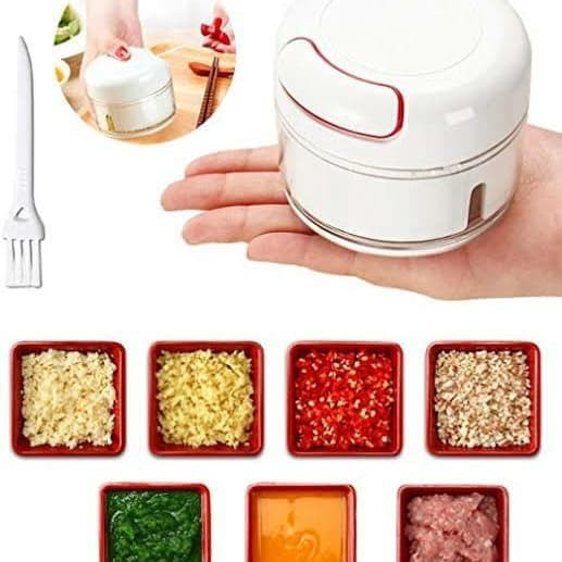 (MAINANKYU) MINI FOOD CHOPPER Mini Speedy Chopper Blender Tangan Pemotong Daging Bawang dapur