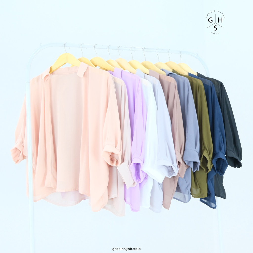 (AMD) CARDIGAN ZOLLA BATWING OUTER ATASAN WANITA CERUTI-CD ZOLLA DUSTY PINK