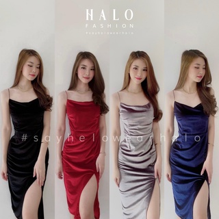 Image of [HaloFashion] Kathleen Sexy Dress Midi Dress Elegant Dress Korean Fashion