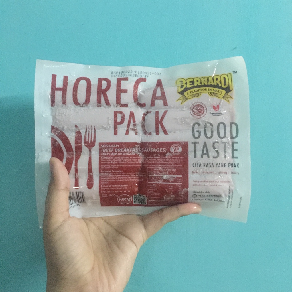 

Sosis Sapi Horeca Pack Bernardi 500gram @cindofrozenfood