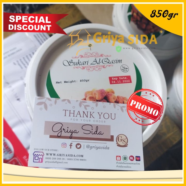 Kurma sukari al qossim 850gr sukari madinah kurma raja new arrival