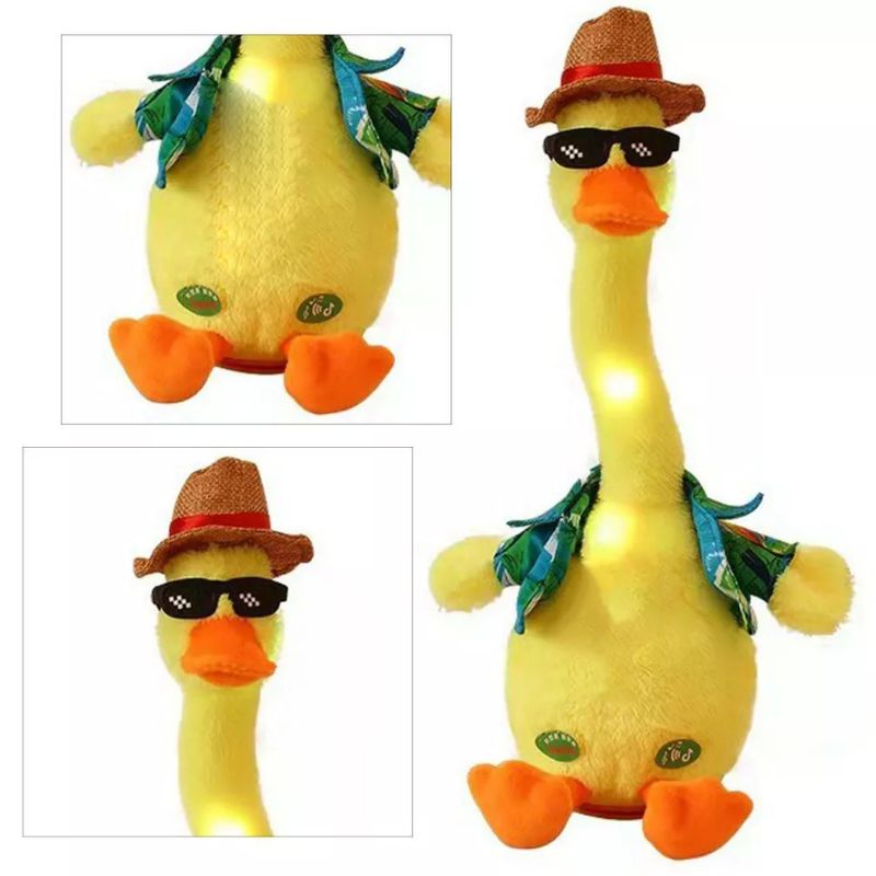 Mainan Boneka Goyang Bebek Dancing Hip Hop Duck Goyang