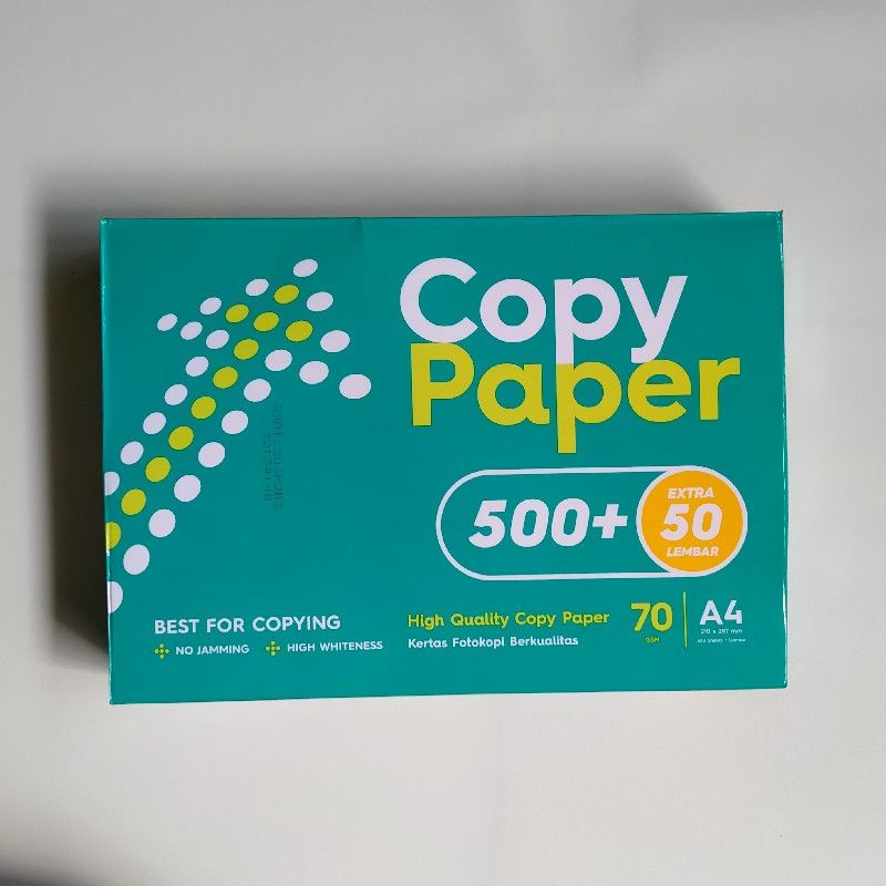 Kertas HVS / Fotokopi A4 Copy Paper 550 lembar 70 gsm