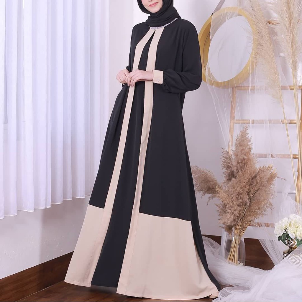 [ COD ] GARANSI TERMURAH CINDY DRESS / GAMIS REMAJA REMPEL WIRU / BAHAN ARABIAN CRAPE PREMIUM