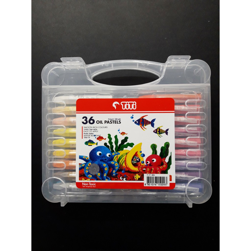 Crayon 36 Titi Oil Pastels Krayon Pastel Minyak