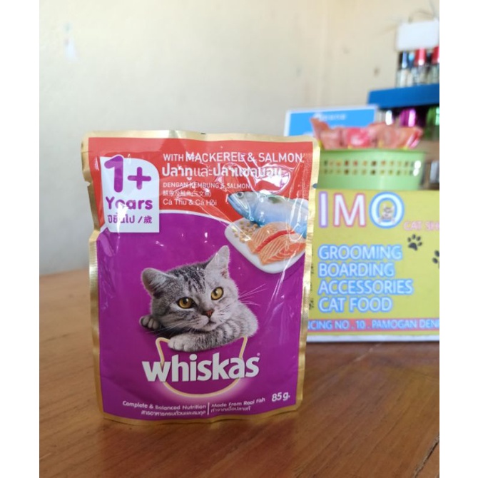 whiskas pouch saset makanan kucing