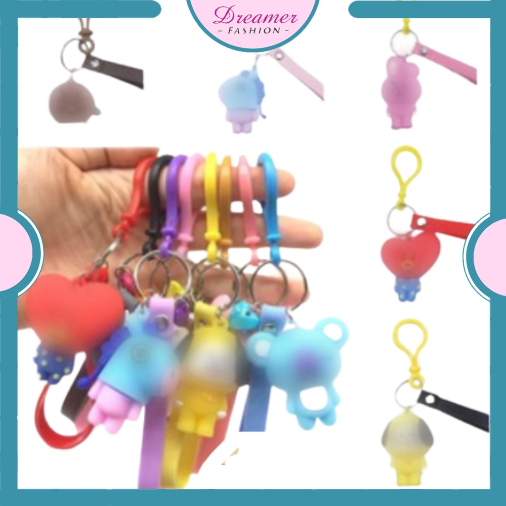 DF GK236 Gantungan Kunci Cute Boneka Keychain Cartoon Gantungan Kunci Aksesoris