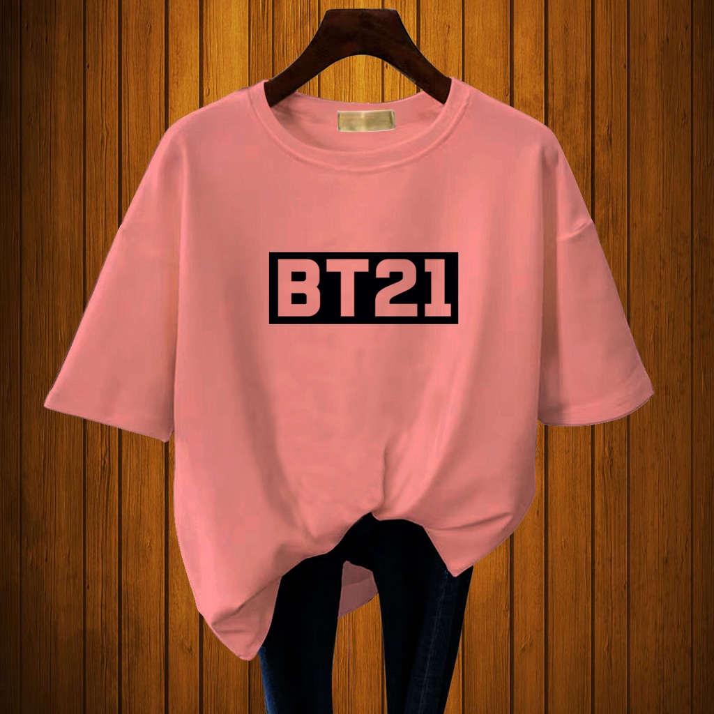 CALVIERO SHOP - BAJU KAOS ATASAN WANITA PRINT LOGO POLYBT21