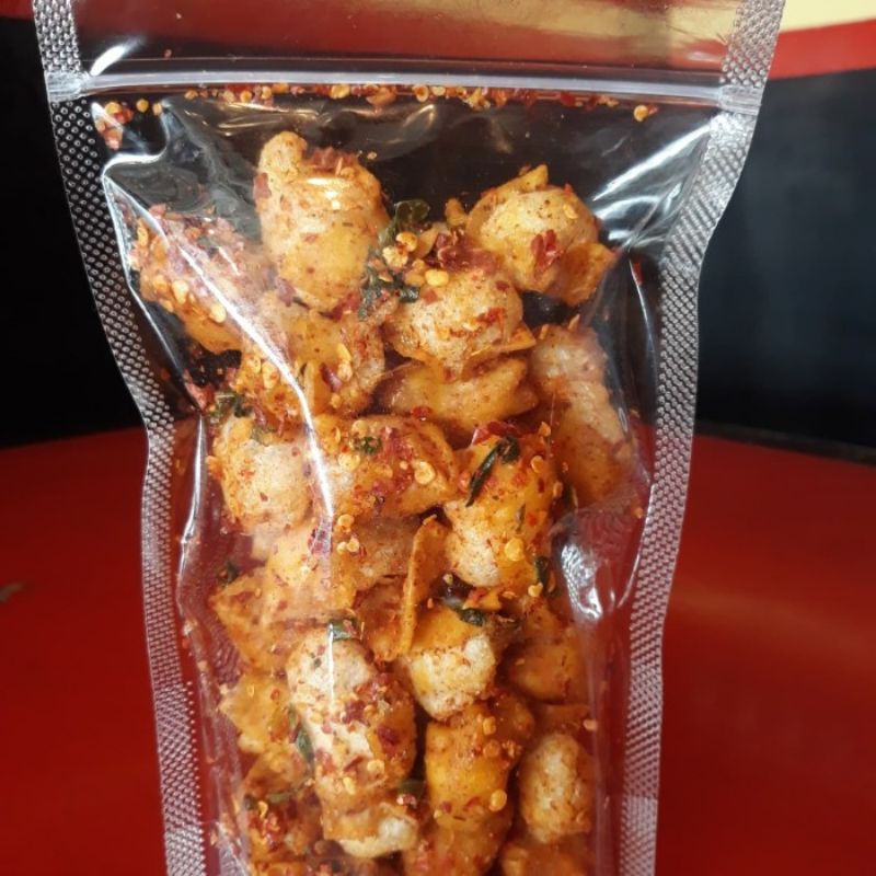 

SOMAY CIKRUH ASLI BANDUNG DENGAN RASA PEDAS DAUN JERUK KEMASAN 50 GRAM