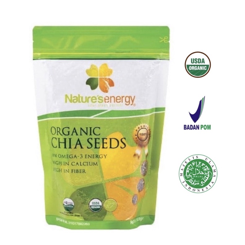 

chia seeds organic Natures Energy 250 mL