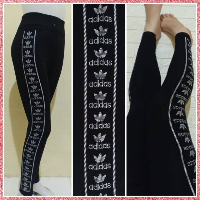 Legging list motif adidas & gucci