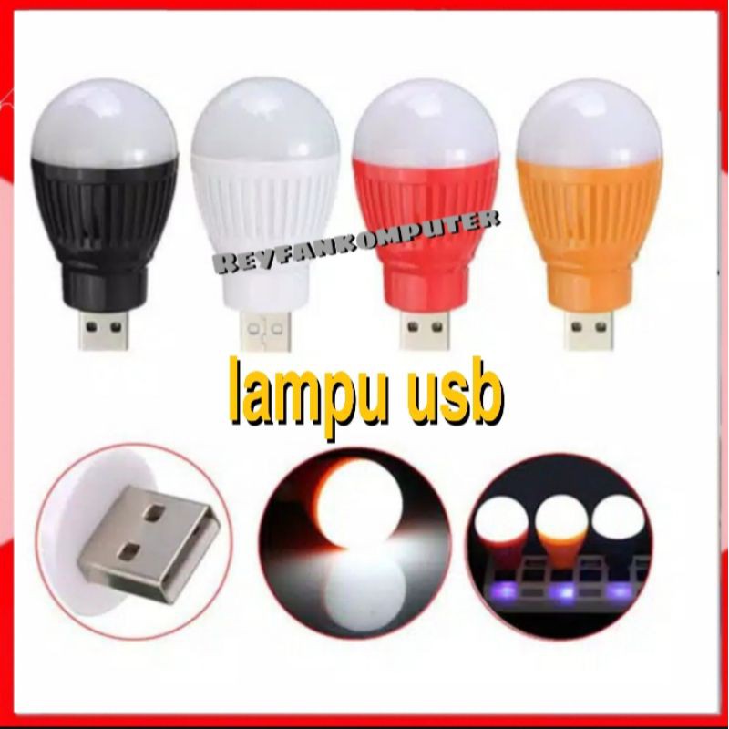 Lampu Bohlam Led 3Watt - Usb Lampu - Bohlam Mini Murah