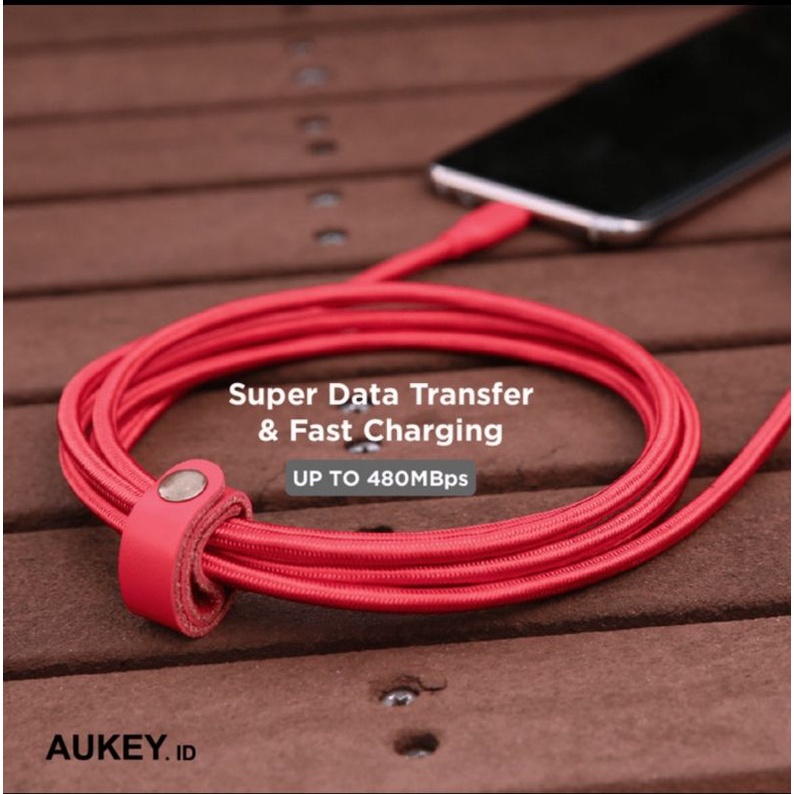 Aukey MFi CB-BAL4 USB A to Lightning Cable 2M