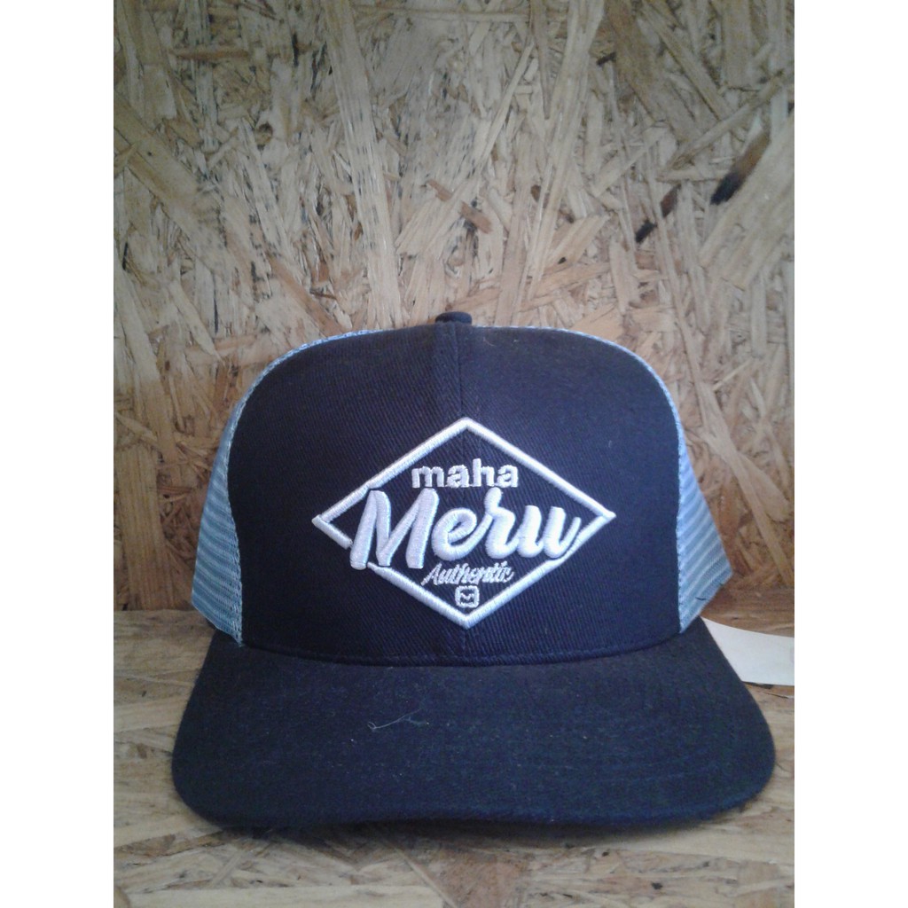 Topi mahameru 04 navy-cyan